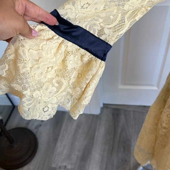 Free People Cream Lace Dress - Picture 4 of 10